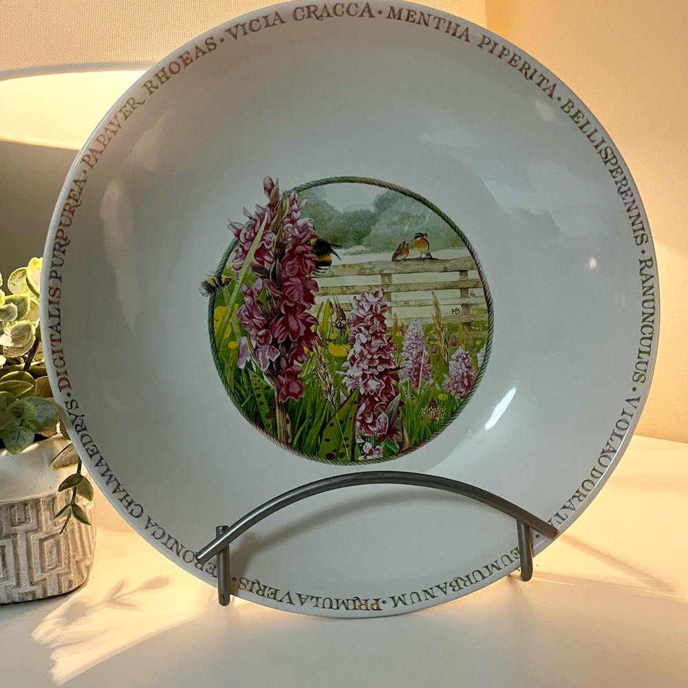 Decorative Bowl / Serving Bowl - Marjolein Bastin “Wildflower Meadow”